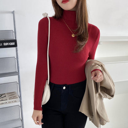 Basic All-matching Thickened Sweater Turtleneck Limorista