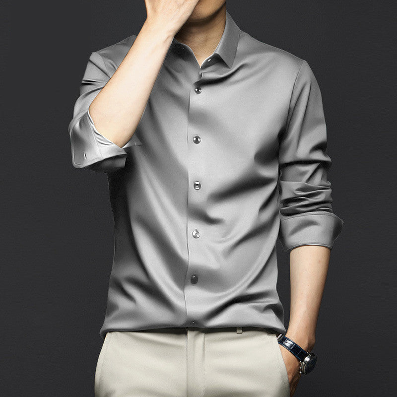 Business High-end Ice Silk Shirt Limorista
