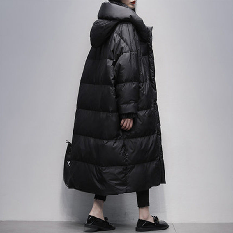 Winter Fleece-lined Thickened 90 White Duck Down Jacket Limorista