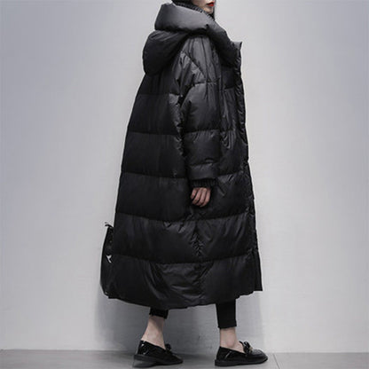 Winter Fleece-lined Thickened 90 White Duck Down Jacket Limorista