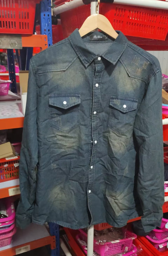 Men Shirt Brand Male Long Sleeve Shirts Casual Solid Slim Fit Limorista