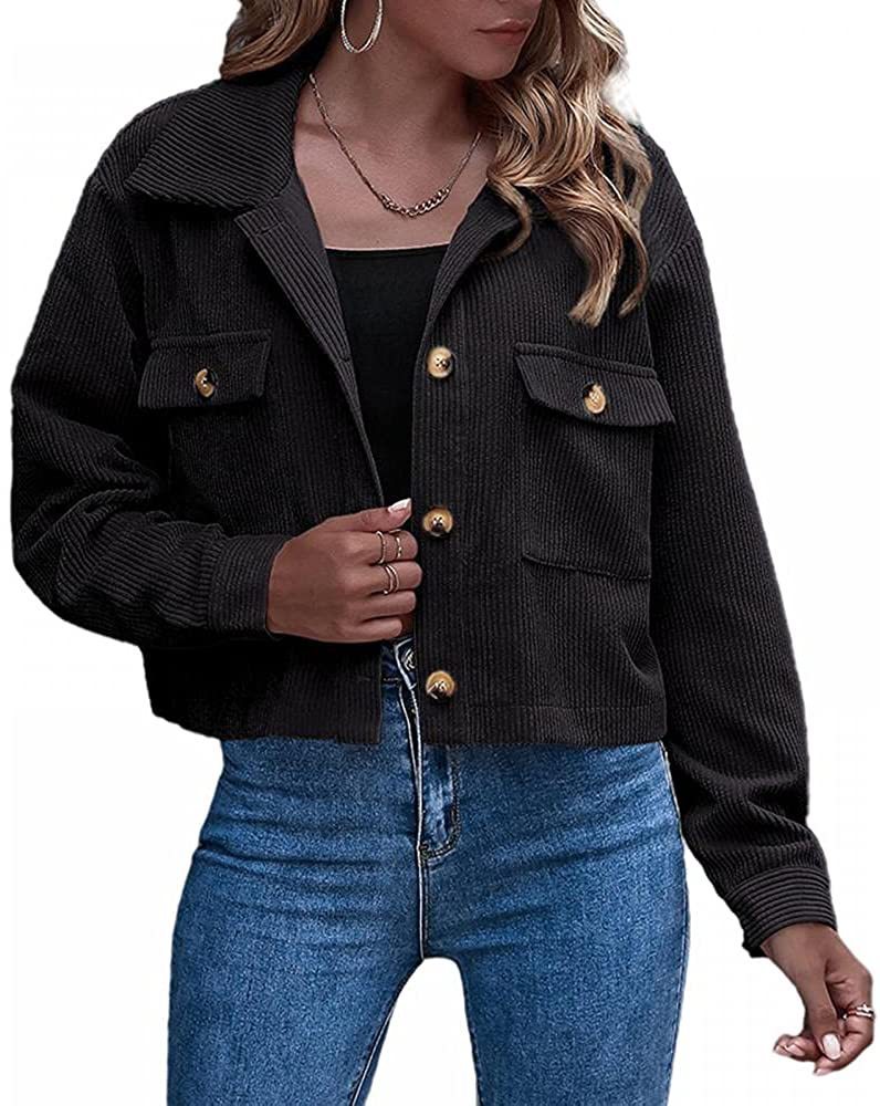 New European And American Fashion Corduroy Ladies Shirt Jacket Limorista