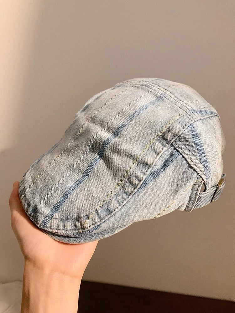 Washed Denim Advance Hats Women&