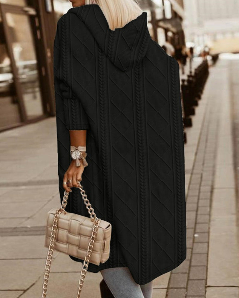 Fashion Solid Color Knitted Coat Limorista