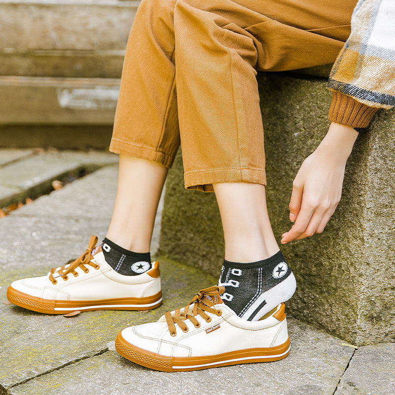 Combed Cotton Deodorant Breathable Boat Socks Limorista