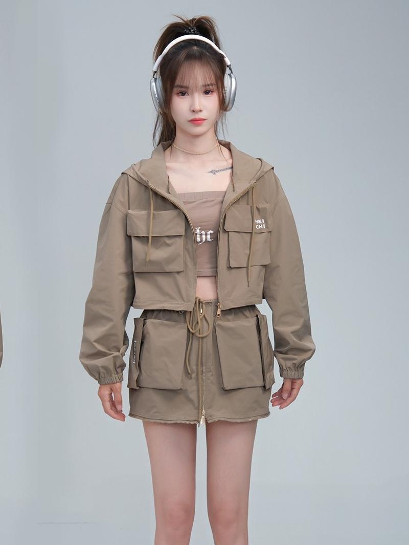 Removable Two-way Workwear Jacket Windproof Waterproof Multi-pocket Limorista