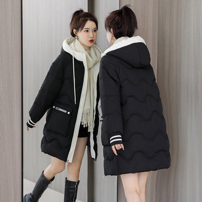 Mid Length Down Cotton Coat Limorista