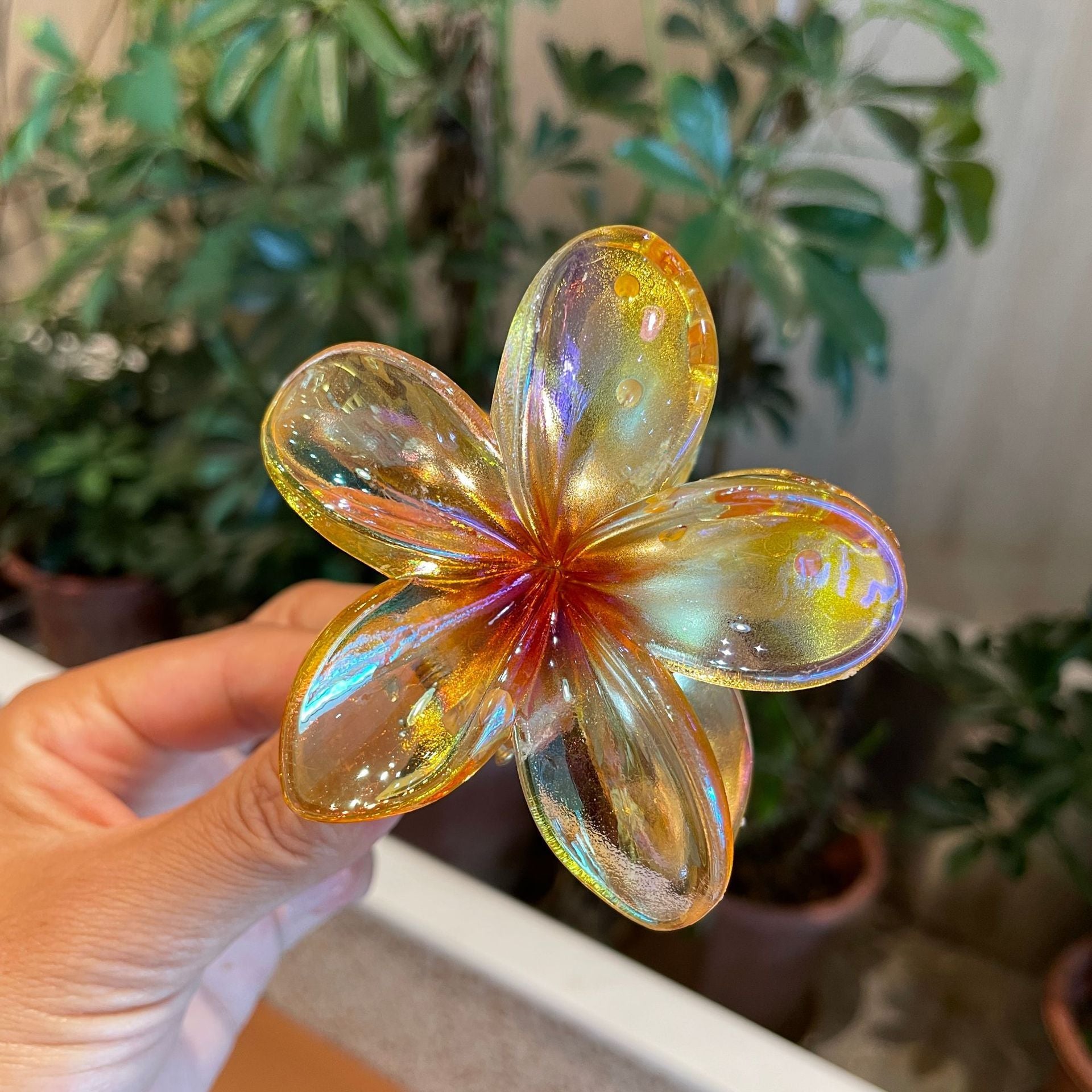 Flower Barrettes Women&