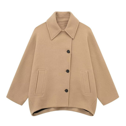 Ladies New Wool Blend Short Coat Limorista