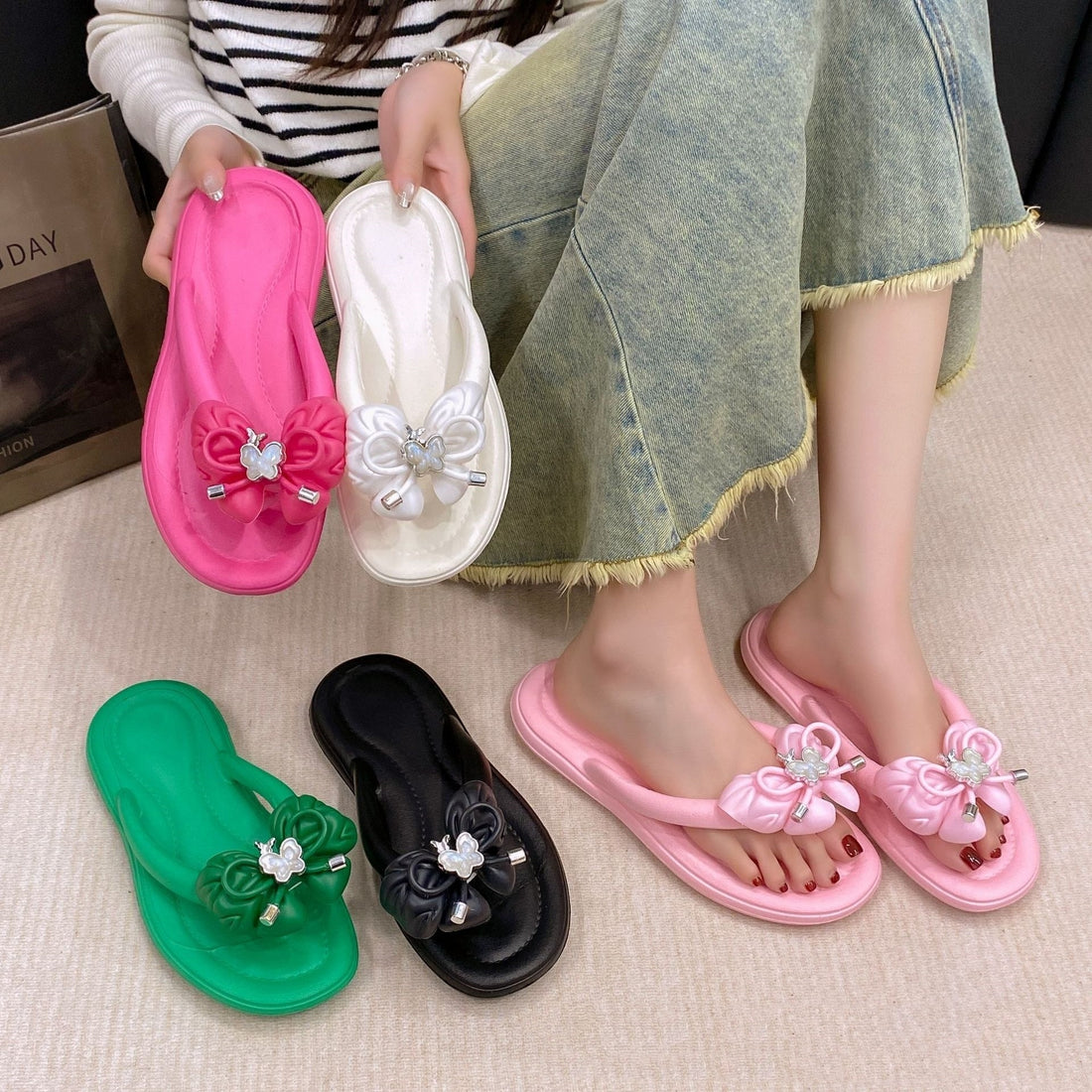EVA Non-slip Wear-resistant Fashion All-match Women&