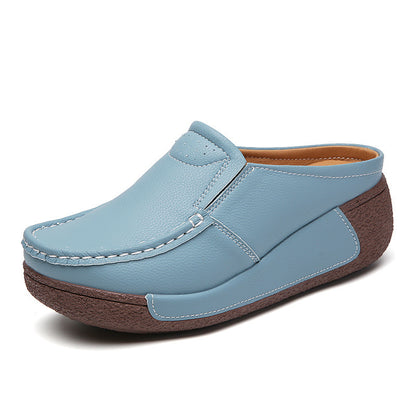 Casual Comfortable Versatile Thick Bottom Toe Cap Slippers Limorista