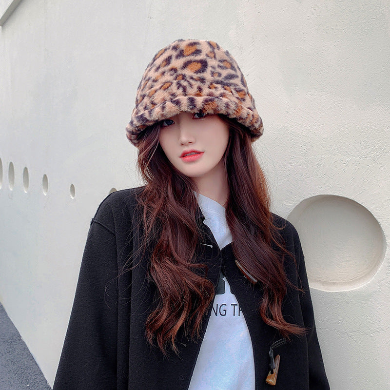 Fleece-lined Warm Face-covering Bucket Hat Limorista