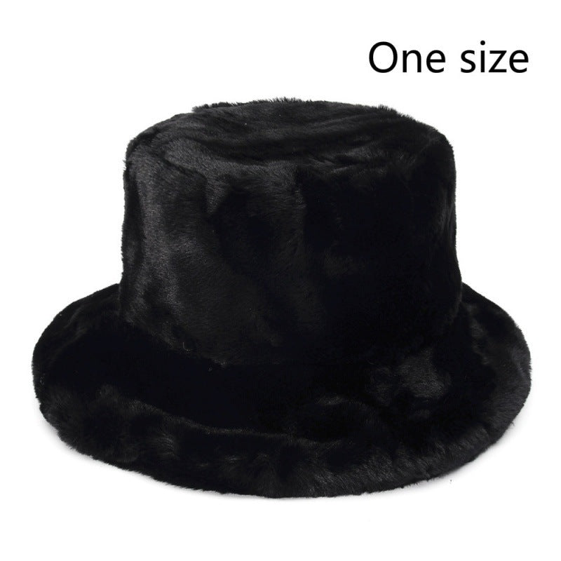 Cow Pattern Female Print Korean Fashion Plush Hat Limorista
