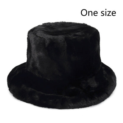 Cow Pattern Female Print Korean Fashion Plush Hat Limorista