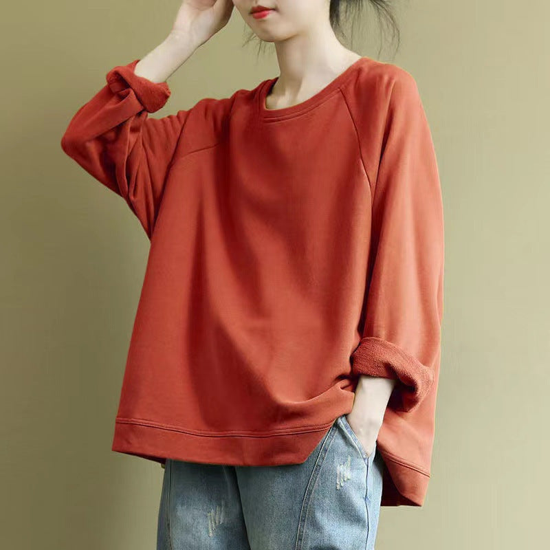 Casual Loose-fitting Plus Size Pullover Women Limorista