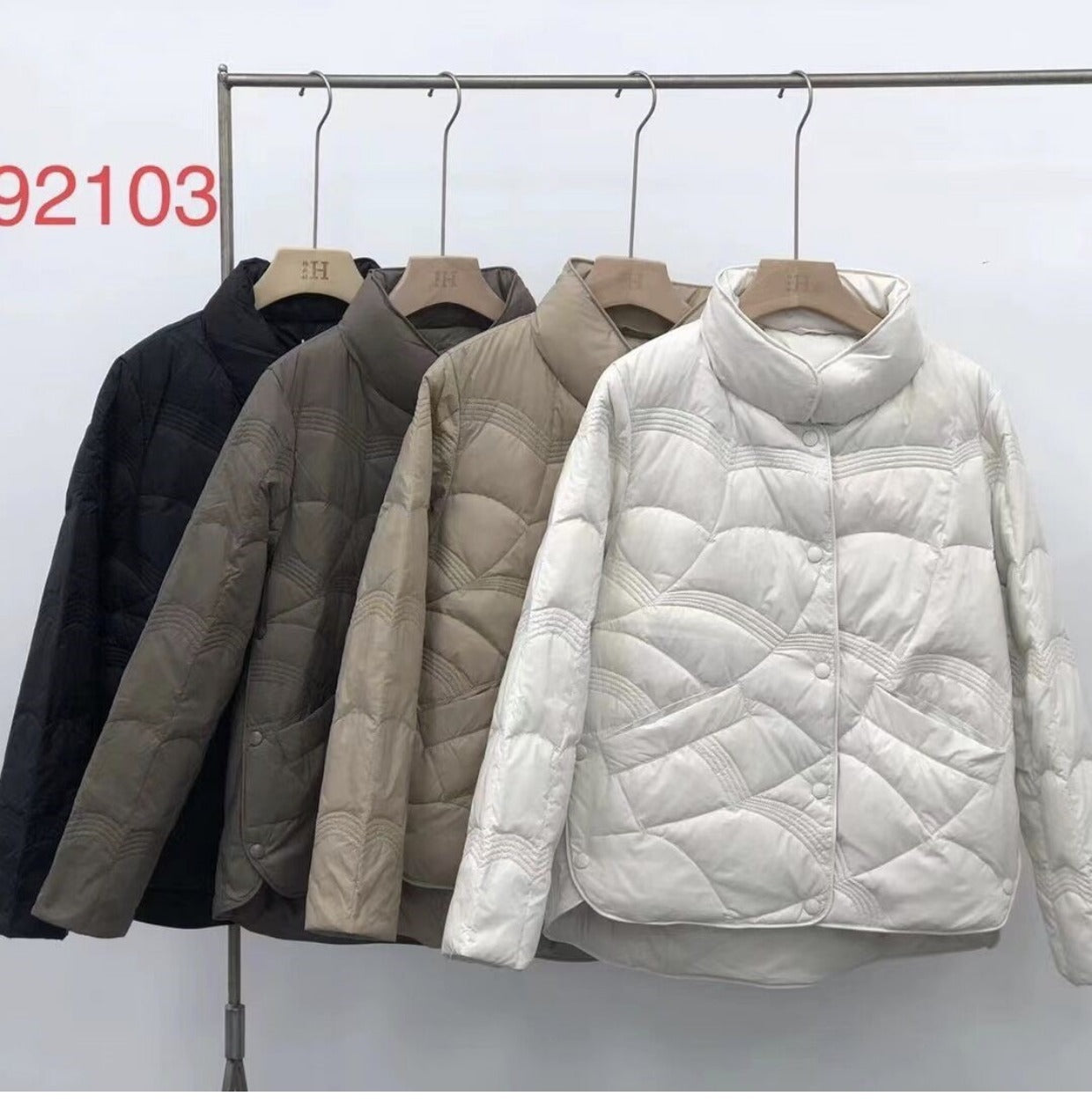 Lightweight Down Jacket Female Loose Lapel Limorista