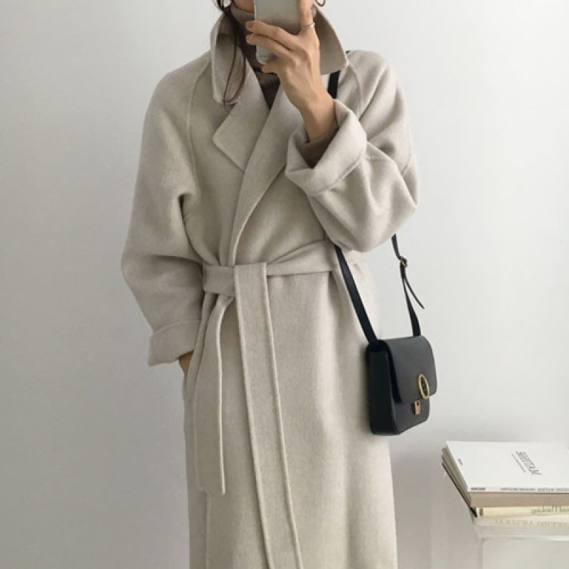 Woolen Wool Coat Women&