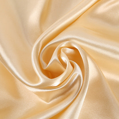 Solid Color Square Scarf Artificial Silk Small Square Towel Limorista