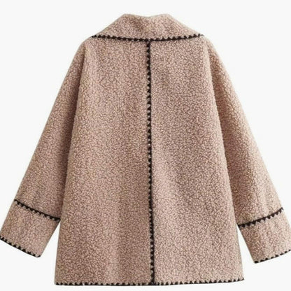 Plush Faux Fur Wool Jacket Limorista
