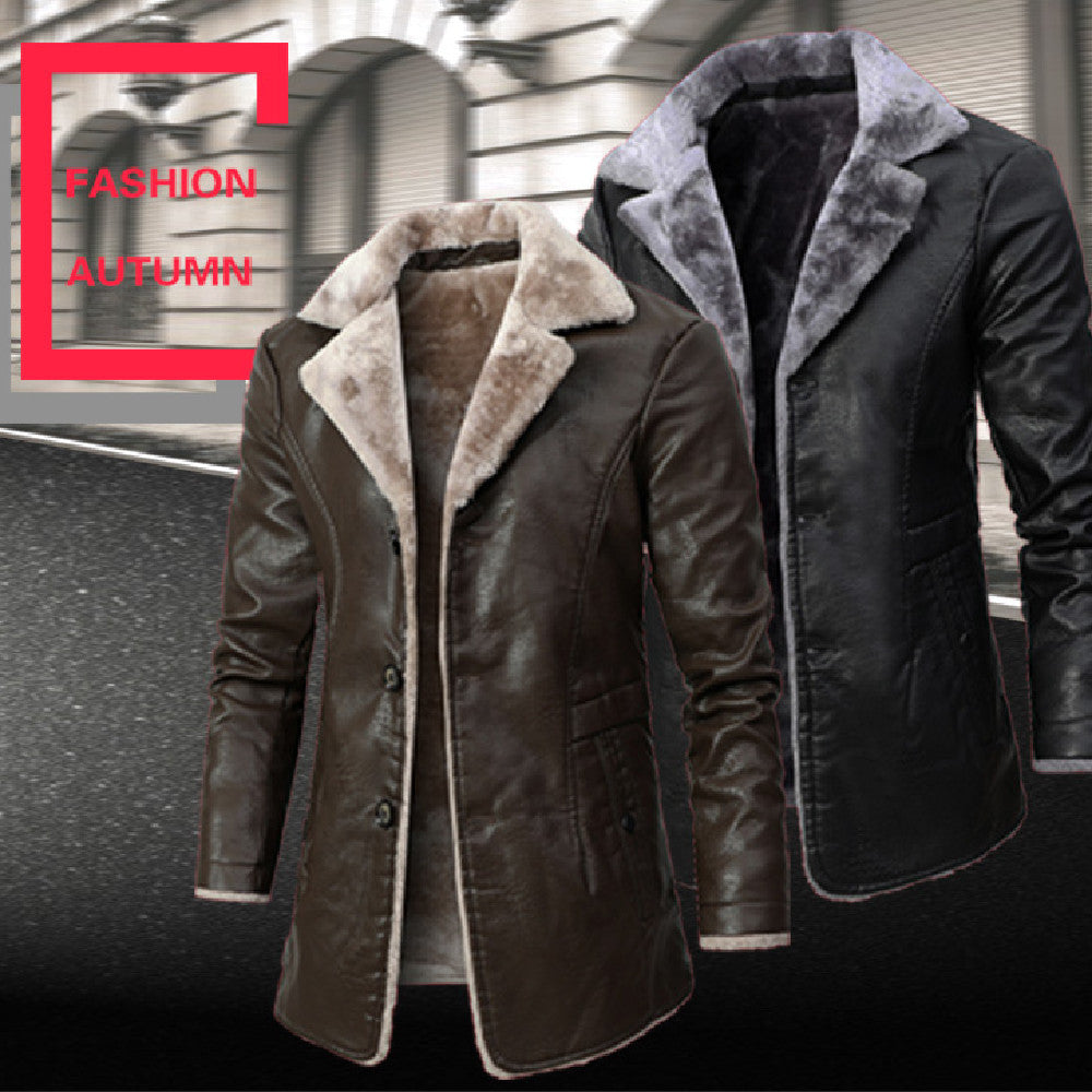 Plush Large Lapel Suit Fur Plush Jacket Men Limorista