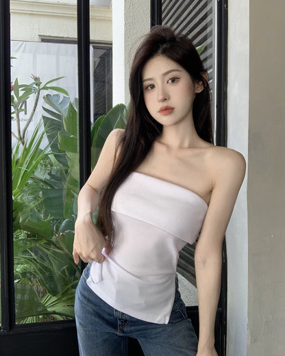 Pure Sexy Hot Girl Off-shoulder Tube Top Vest For Women Limorista