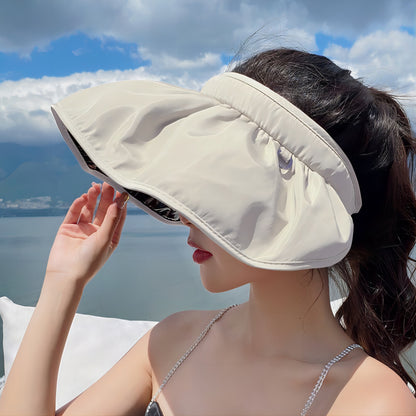 Summer Shell Hat FPF50 Empty-top Hat Women&