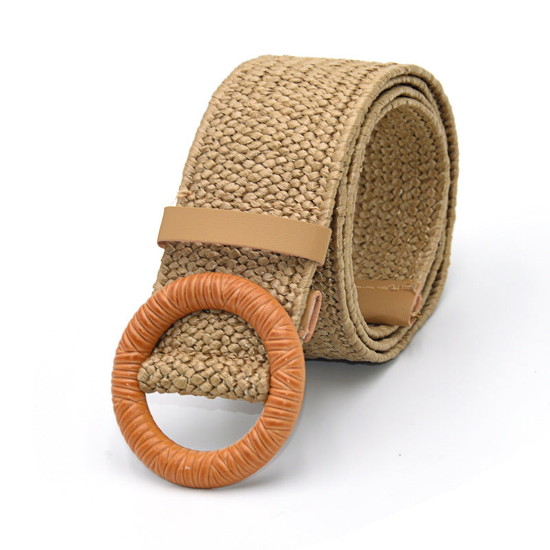 Bohemian Holiday Linen Woven Belt Limorista