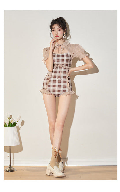 Hot Spring Vacation One Piece Swimsuit Female Limorista