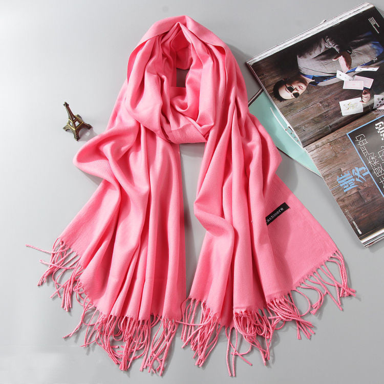 Fashion Cashmere Dual-use Shawl Warm Scarf Limorista