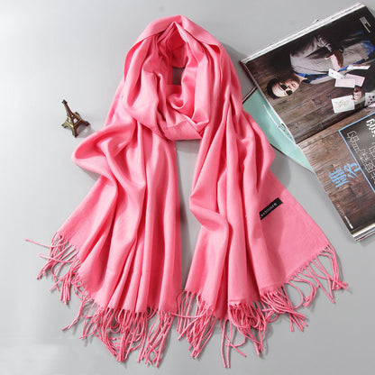 Fashion Cashmere Dual-use Shawl Warm Scarf Limorista