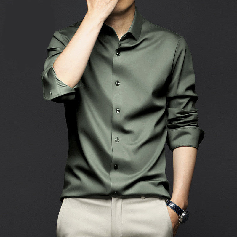 Business High-end Ice Silk Shirt Limorista