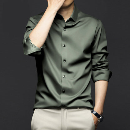 Business High-end Ice Silk Shirt Limorista
