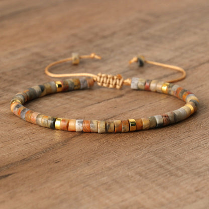 Spacer Beads Beaded Weave Bracelet Women&