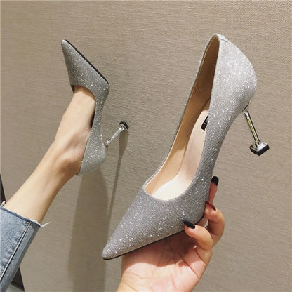 Gradient Sexy Pointed French Stiletto High Heels Limorista