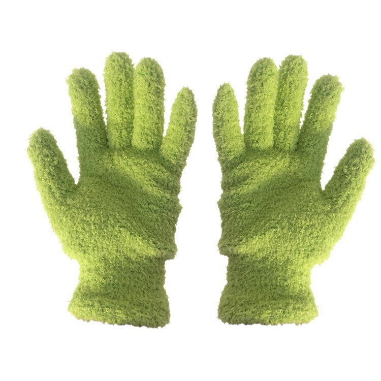 Half Velvet Comfortable Fine Fiber Dust Gloves Limorista