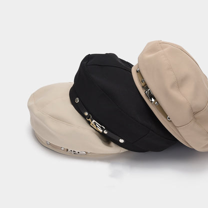Black Design Sense Minority All-match Painter Cap Limorista
