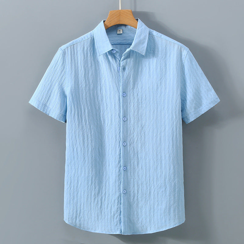 Men Sun-proof Shirt Loose Cotton Breathable Limorista