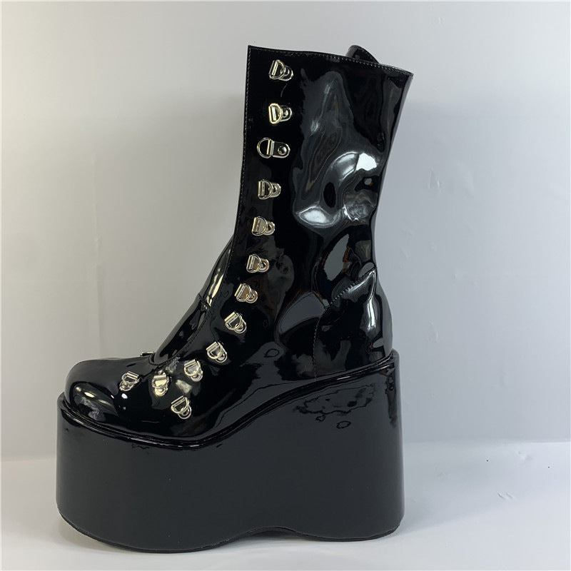 Casual Flat Platform High-top Low-top Shoes Limorista