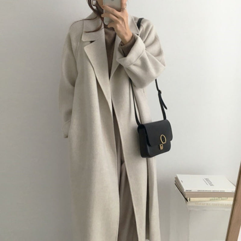 Woolen Wool Coat Women&