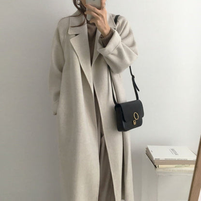 Woolen Wool Coat Women&