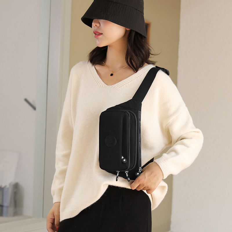 Solid Color Leisure Fashion Waist Bag Simple Special-interest Design Outdoor Limorista