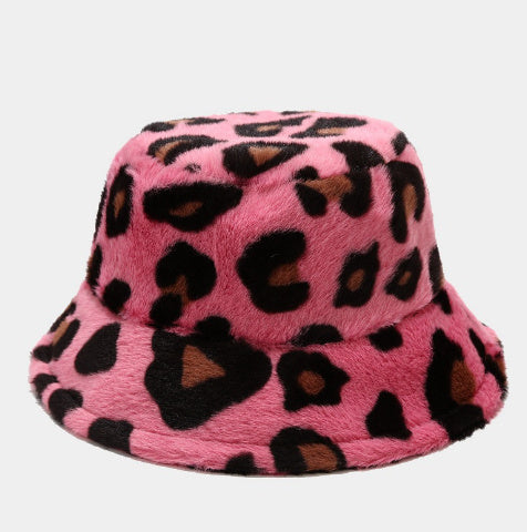Cow Pattern Female Print Korean Fashion Plush Hat Limorista