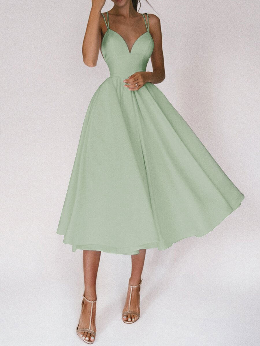 Sexy V-neck Suspender Dress Summer Fashion A-Line Long Dresses For Women Limorista