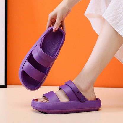 Adjustable Shoes For Women Men Sandals 3cm Thick Bottom Slippers Outdoor Limorista