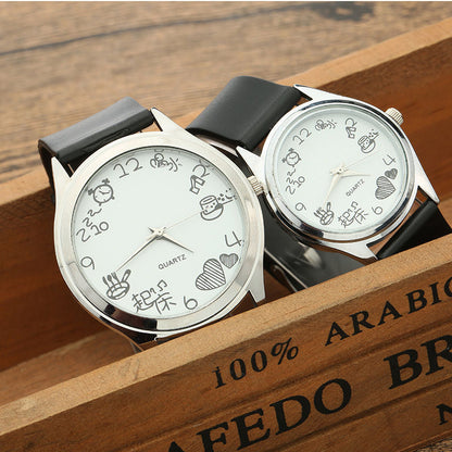 Simple And Casual Eating And Drinking Quartz Watch Limorista