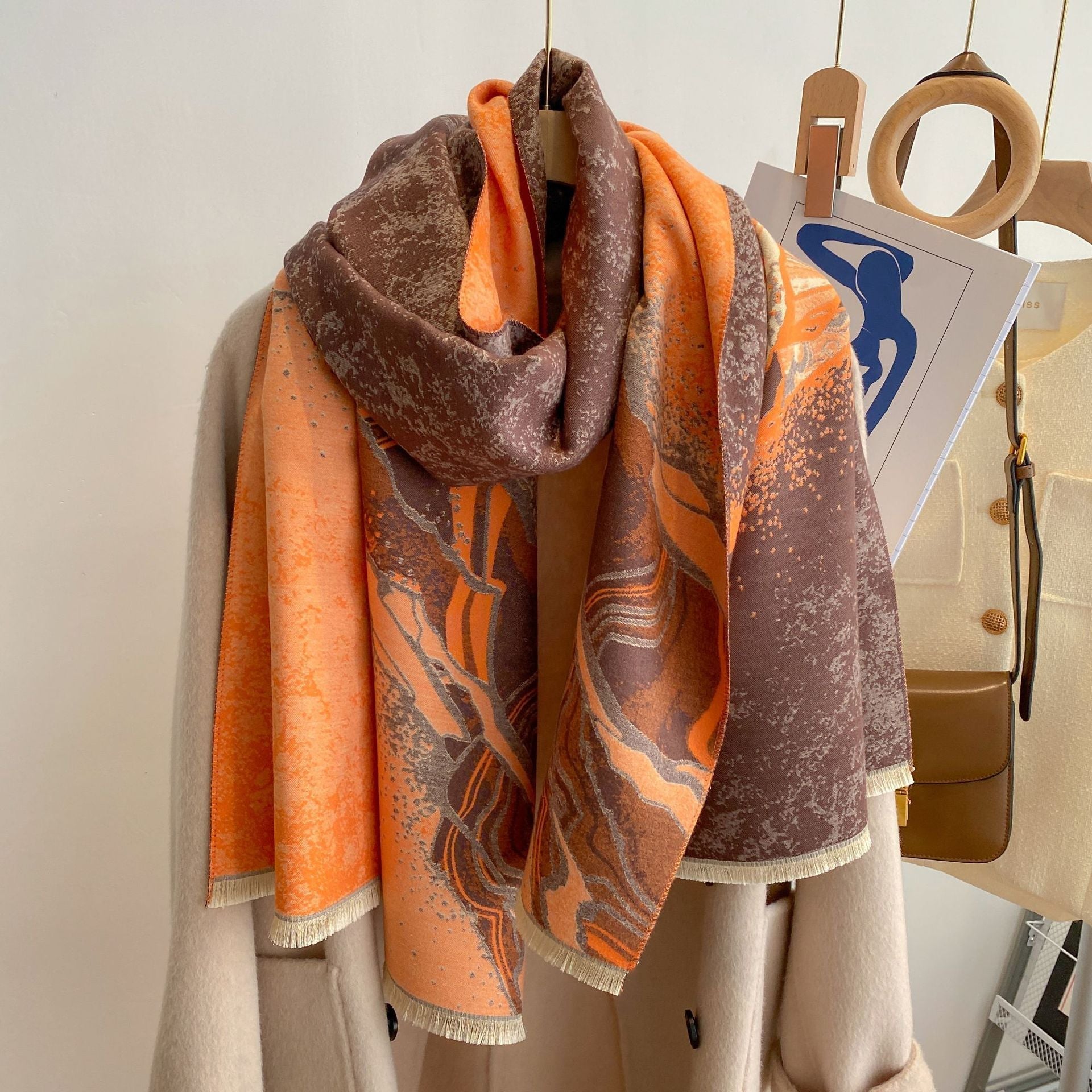 Style Double-sided Thickened Warm Scarf Limorista