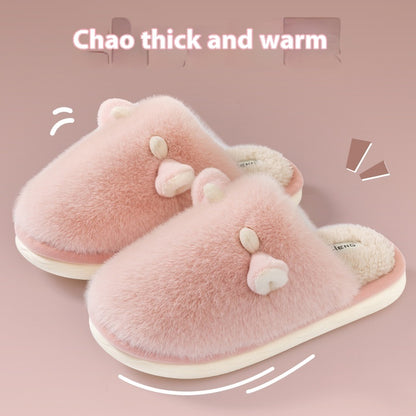 New Autumn And Winter Interior Home No-skid Floor Warm Shoes Limorista