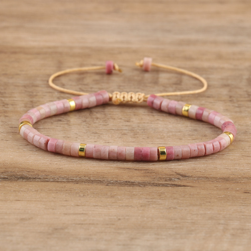 Spacer Beads Beaded Weave Bracelet Women&