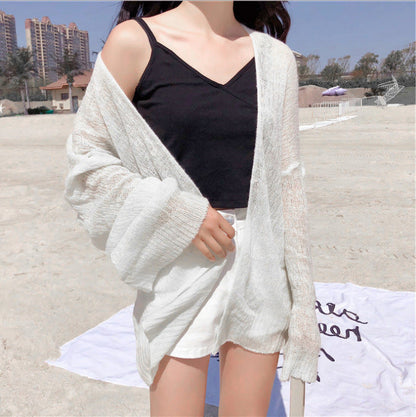 Slim Sun-proof Clothing Short Coat Knitted Cardigan Limorista