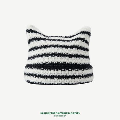 Korean Cute Thermal Head Cover Woolen Cap Limorista